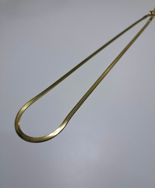 Classic Gold Snake Necklace